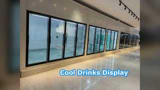 أبواب عرض الغرفة الباردة لمتجر الخمور